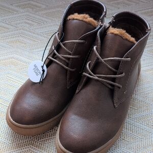 Sonoma Brown Kids Boots with Memory Foam